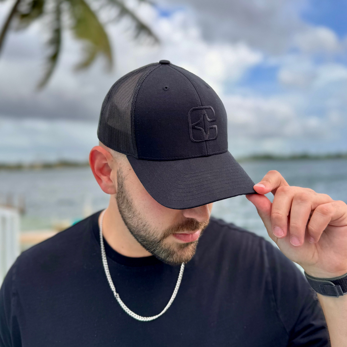 Cosmic Tactical - Limited Edition: Blacked Out Trucker Hat