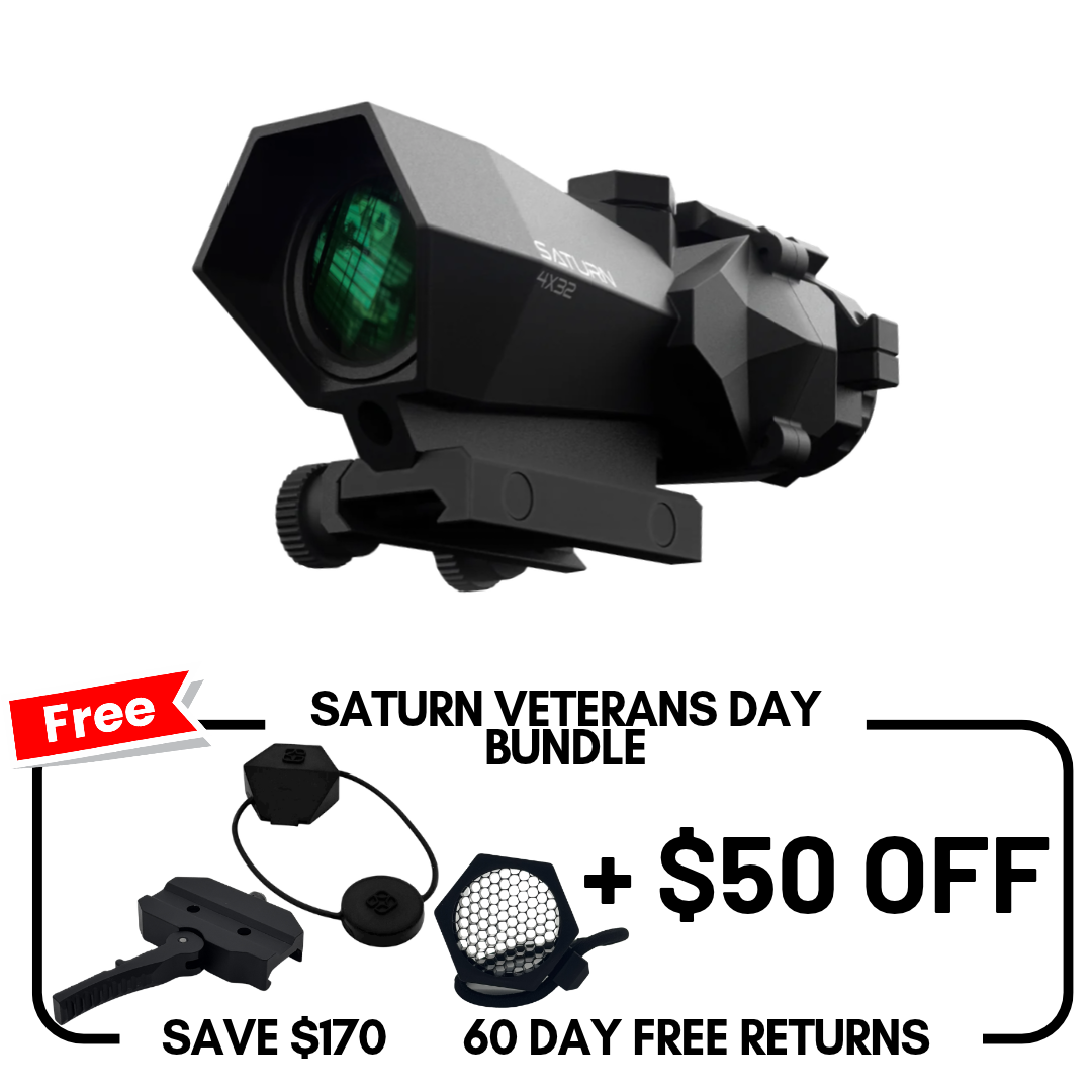 SATURN™ Veterans Day Bundle (1 SATURN™ 4X32 Scope + 3 free accessories)