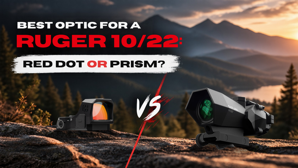 Best Optic for a Ruger 10/22: Red Dot or Prism?