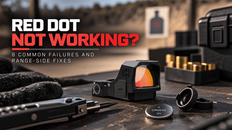 Red Dot Not Working? 8 Common Failures and Range-Side Fixes - Cosmic Tactical