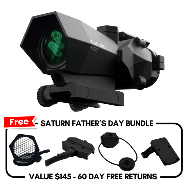 SATURN 4x32 Father's Day Bundle - $145 OFF - (1 Saturn 4x32 + 4 FREE Accessories) - Cosmic Tactical