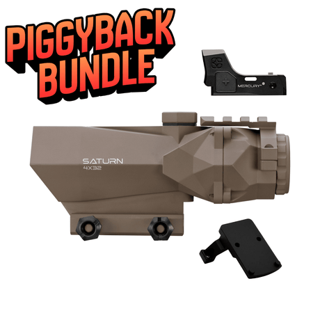 Piggyback Bundle (1 Saturn 4x32 + 1 Mercury + 1 RMR Plate) - Cosmic Tactical