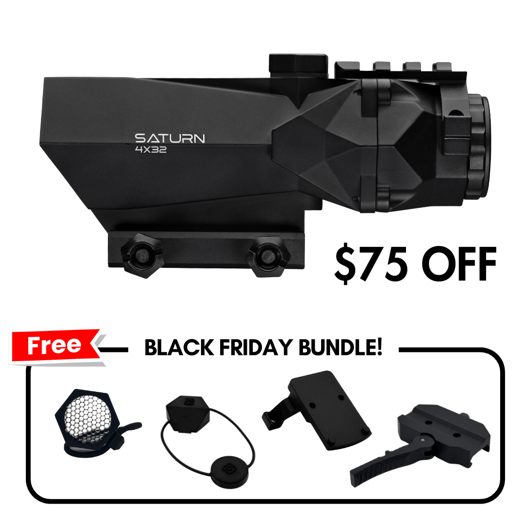 BLACK FRIDAY Bundle - ($75 off SATURN™ 4x32 scope + 4 FREE accessories) - Cosmic Tactical