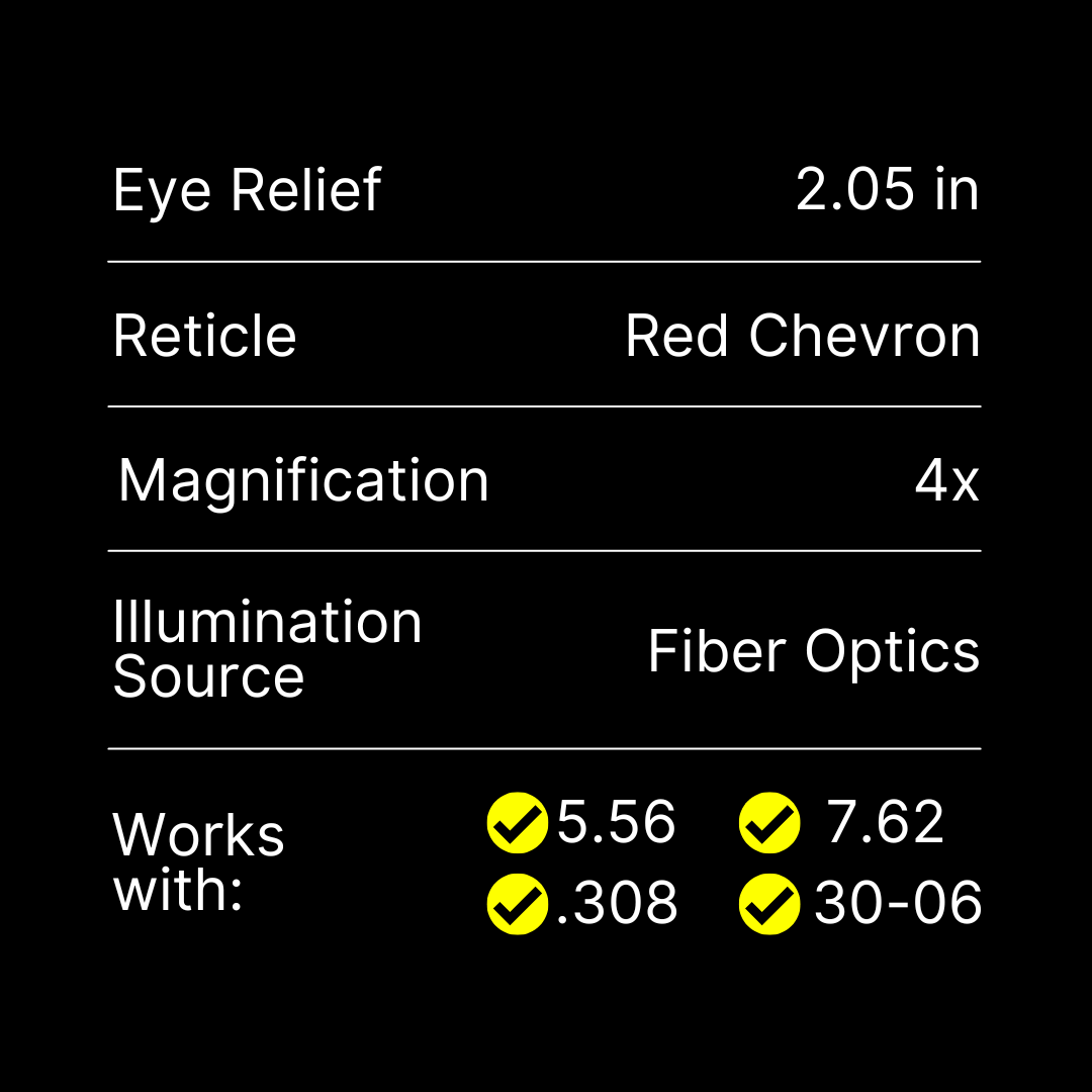 SATURN™  4x32 Tactical Scope